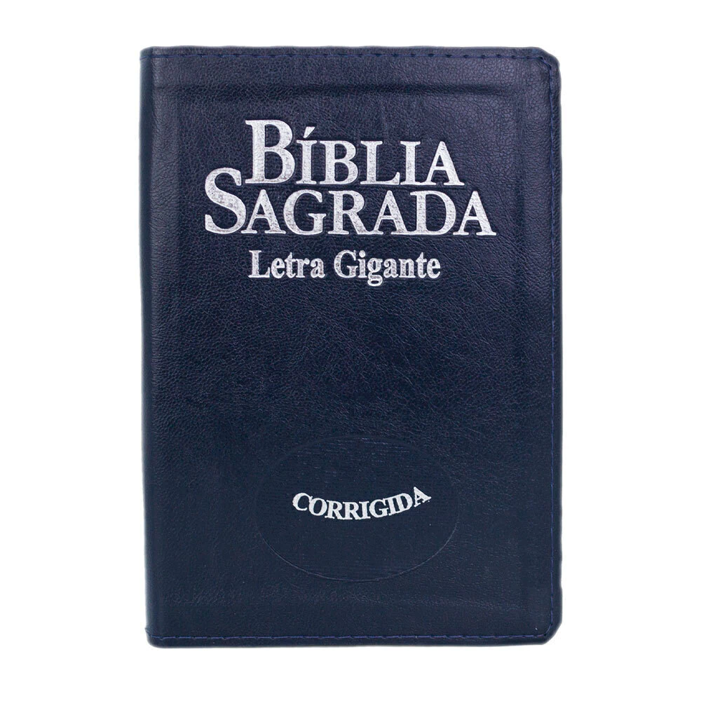 Livro Biblia Rc Letra Gigante Capa Luxo Com Indice Azul Edifique De Diversos (português Do Brasil)