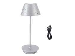 Luminária de Mesa Led Retrô, Design Simples, Sem Fio CHABERLU