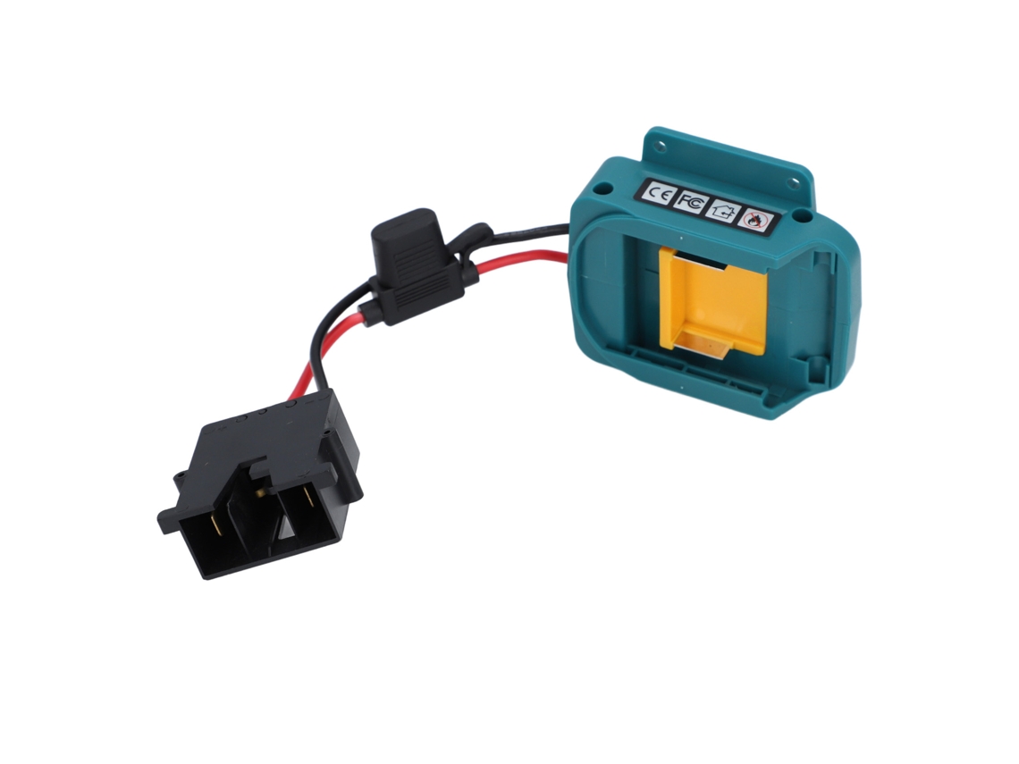 Laxiscreed Adaptador De Bateria Para Carrinhos De Crianças Com Conector E Fusível De Alta Compatibilidade