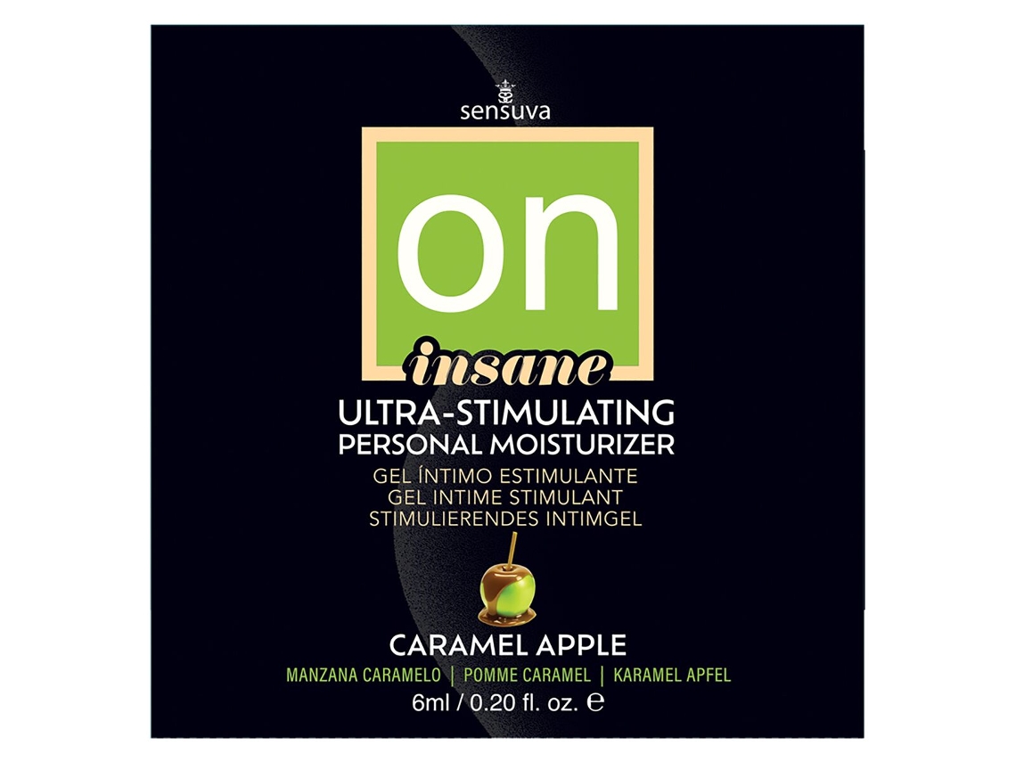 Lubrificante Sensuva Maçã Caramelo 6 Ml