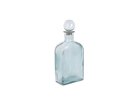 Garrafa ROMIMEX Transparente Vidro reciclado 21 x 45 x 21 cm