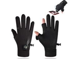 Luvas De Inverno Masculinas. Luvas Quentes Sem Dedos Para Pesca E Ciclismo. Luvas Térmicas Para Ciclismo. Aquaforge