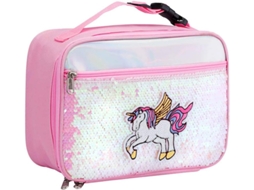 Lancheira Infantil Térmica Unicórnio com Alça para Meninas, Bolsa Infantil BRILVIBERA