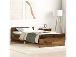 Vidaxl Estrutura De Cama Sem Colchão 90x190cm Derivados De Madeira