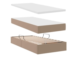 Conjunto de 8 Pcs lounge jardim Vime e madeira MAISON EXCLUSIVE