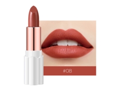 Pintalabios Mate Hidratante De Larga Duración Forma De Ciruela Herramienta De Maquillaje Labial (08)