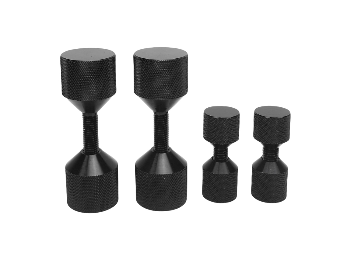 Conjunto De Pinos Alinhamento Flange, 4 Peças, Alumínio Anodizado Durável, 1-1/8 Polegadas, Com
