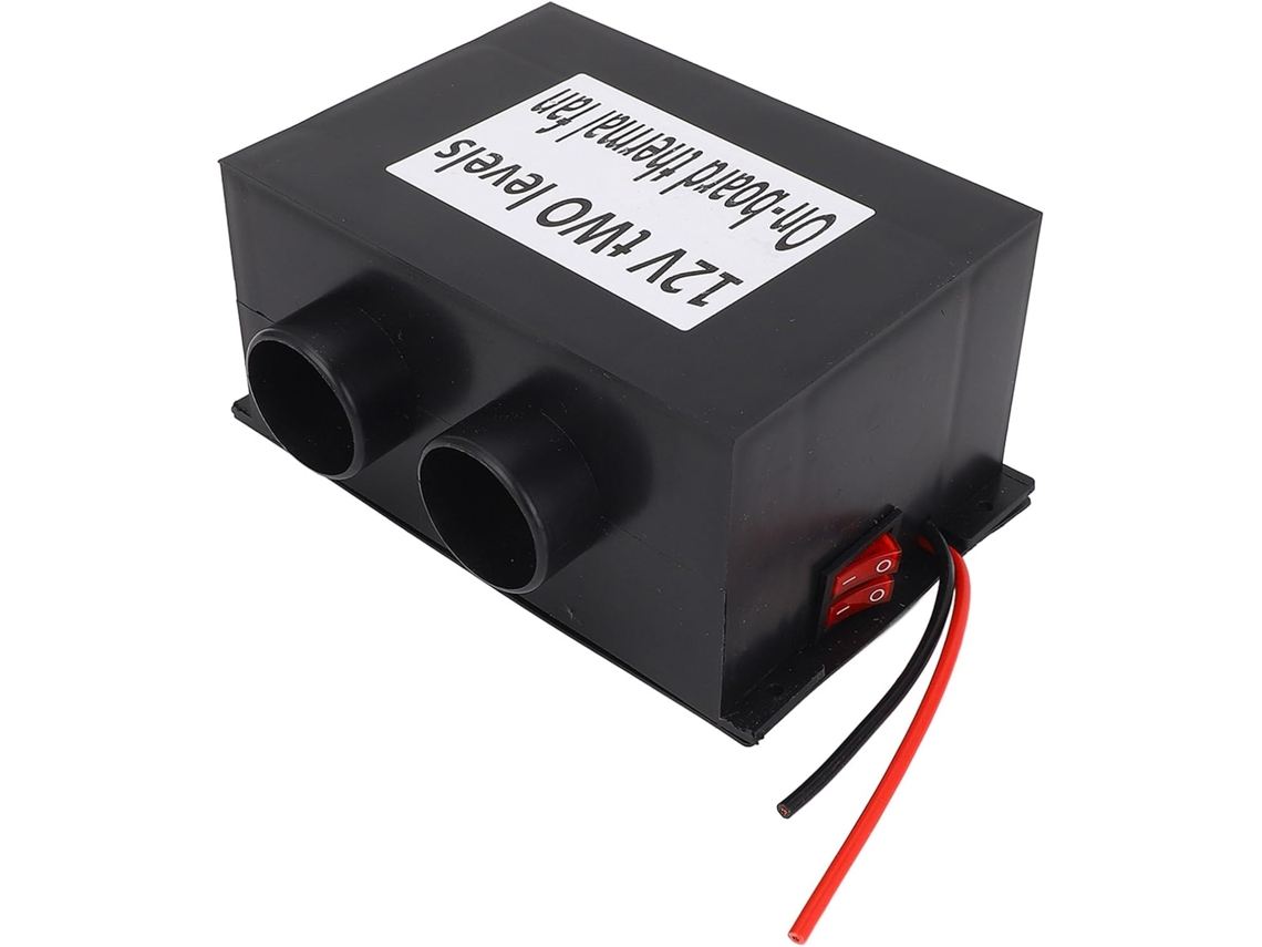 Aquecedor Portátil para Carro de 12v com 3 Saídas de Ar, 2 Interruptores e Controle de Temperatura Ideal para Uso em Veículos. SFUSHOS