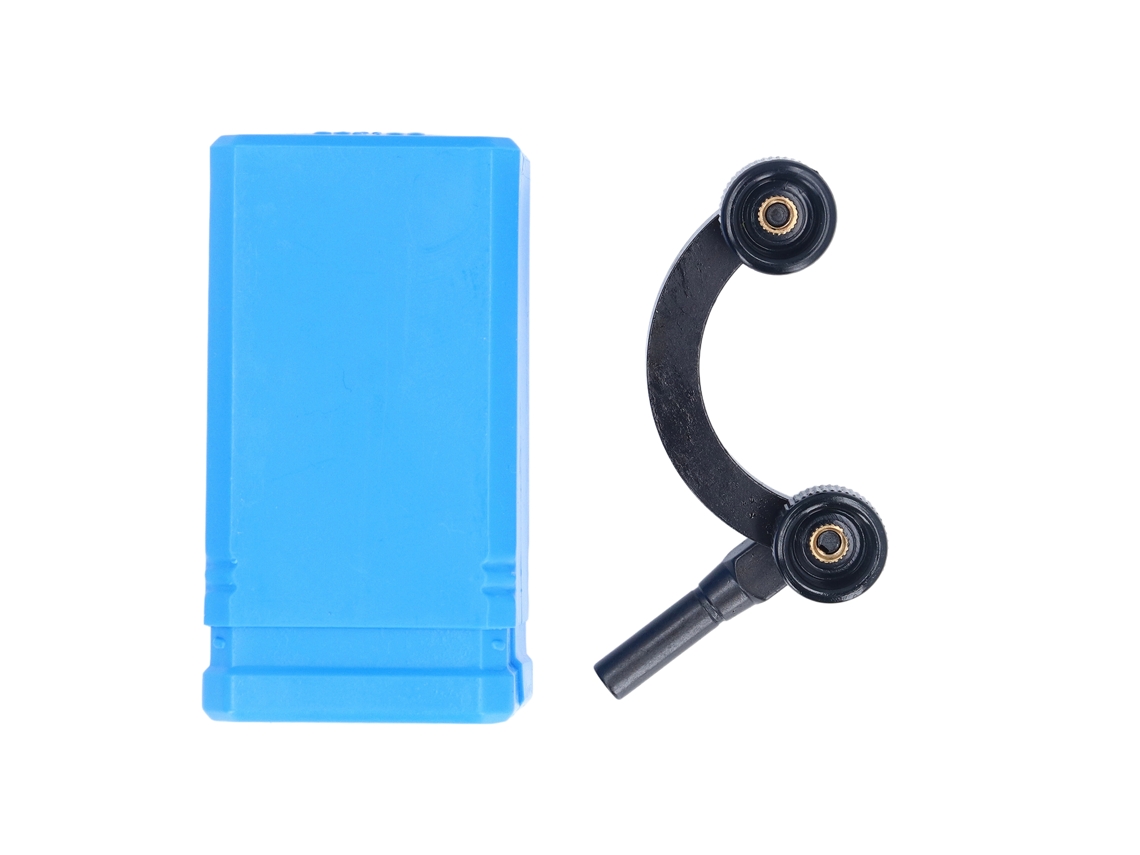 Soporte Curvo Para Indicador Dial De Acero Duro Com Buraco E Vara De 8mm Meia Lua