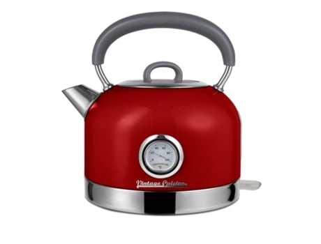 Jarro Elétrico VINTAGE CUISINE BY COOKING  Termómetro Vintage Cuisine 2200W 1,7L Vermelho