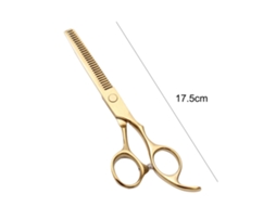 Tesoura de Desbaste de Cabelo para Corte de Cabelo Tesoura de Barbeiro para Texturização Uso Profissional/Doméstico Ouro