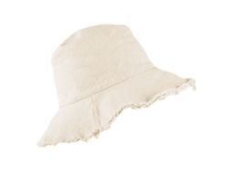 Sombrero Bucket De Algodón Lavado Desgastado Protector Solar De Borde Ancho Para Verano Playa