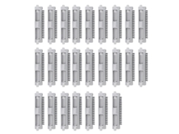 25pcs Roldanas Para Cabelo Pinça Para Pentear Cachos Ferramenta De Modelagem Para Salão De Beleza Rnemitery