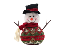 Laxiscreed Boneco De Neve De Cartoon Sentado Para Decoração De Natal Em Casa, Escritório Ou Loja