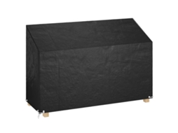 Vidaxl Capa P/ Banco De Jardim 8 Ilhós 190x70x70/88 Cm Polietileno