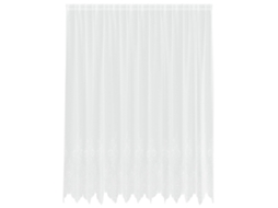 Maison Exclusive - Cortina De Renda Com Cortinas Branco 240 X 300 Cm Poliéster