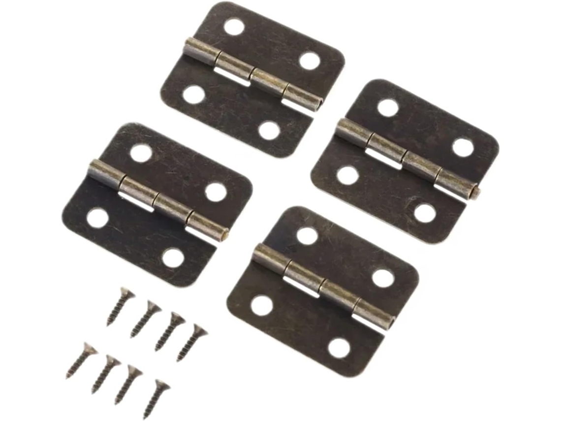 Dobradiças Giratórias Ocultas Para Portas, 20 Peças, 30x 26mm, Para Gavetas E Móveis