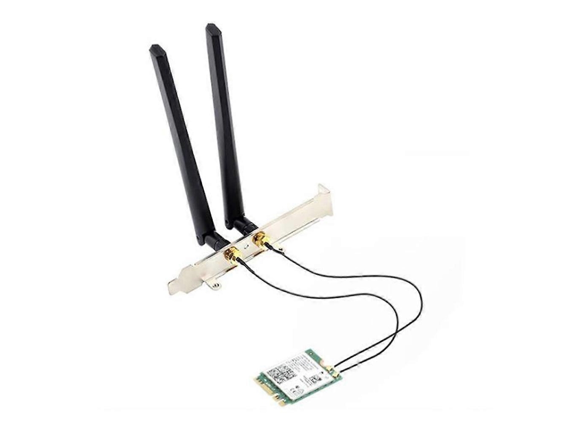 Lurelia Placa Wi-fi M.2 Ngff Ax210 Ax210ngw Wi-fi 6 1000 Mbps 2400 Mbps Dual Band 2,4/5 Ghz Bluetooth 5.2