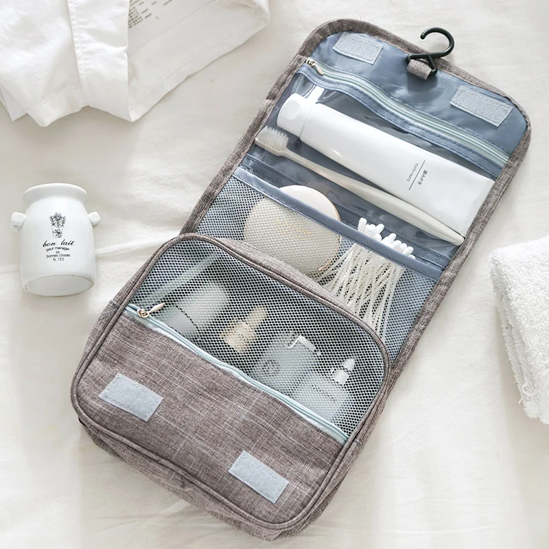 Saco de Roupa Suja Portátil, Dobrável e Multifuncional de Grande Capacidade, Cinza, 21, 5* 9* 20* 13cm BRILVIBERA