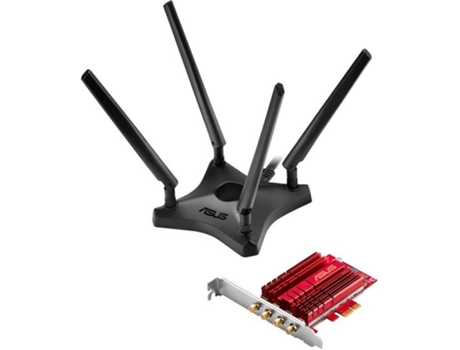 Placa Rede ASUS Wireless Pce-Ac88 — 1000 Mbps
