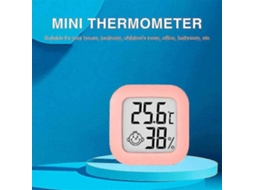 Mini Termômetro Digital Lcd Para Ambientes Internos Com Sensor De Umidade E Mini Termômetro.