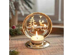 Enfeites De Árvore De Natal, Árvore De Natal Decorativa De Metal, Para Casa, Mesa E Presentes, Castiçais Para Decoração De Casa, ( Aquaforge