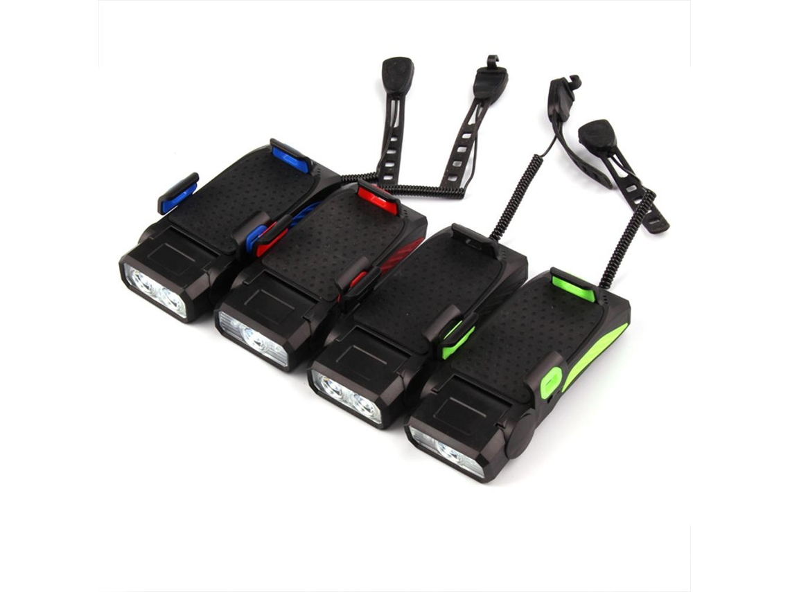Suporte de Bicicleta WEIMAI  4 em 1 com Farol e Buzina com Carregamento Usb