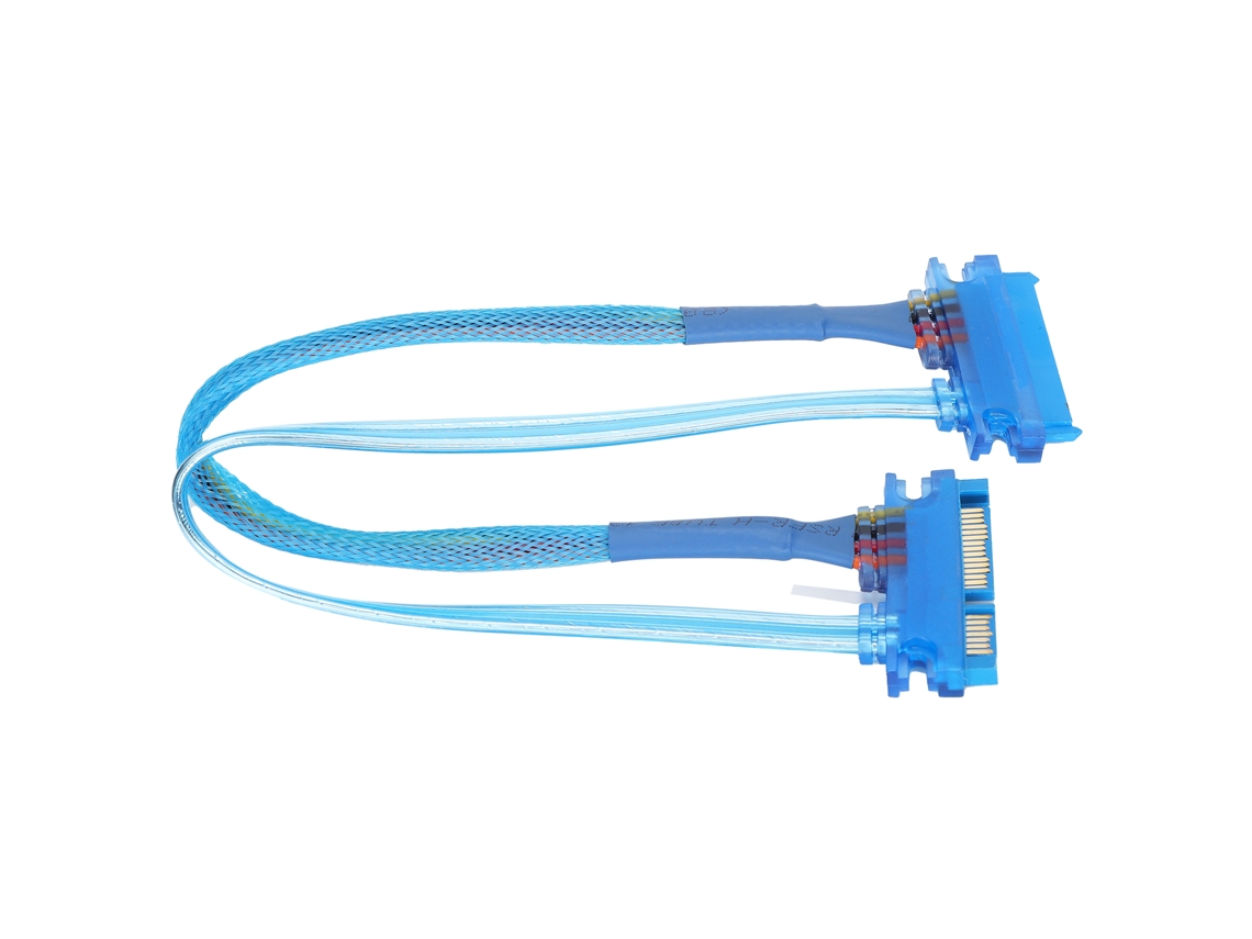 Cable Extensión Sata 3.0 7+15 Pines Macho a Hembra, 30 Cm | S/MARCA