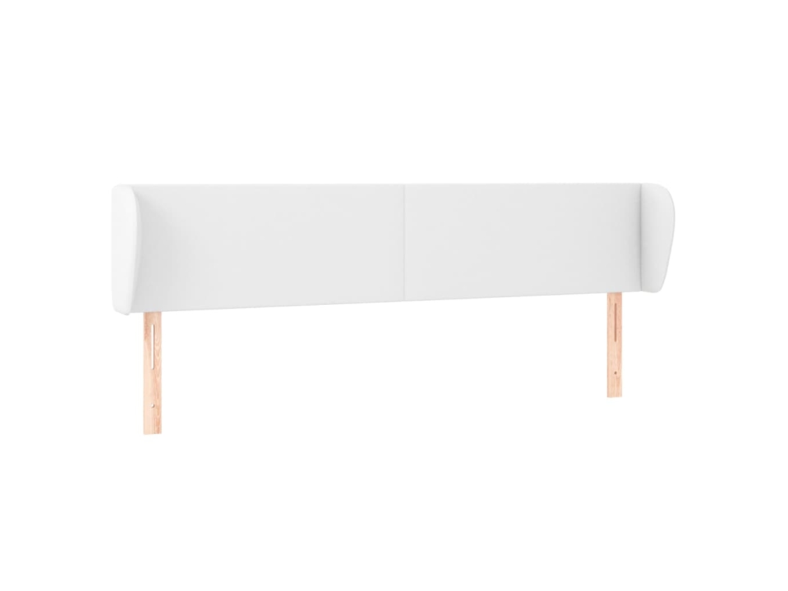 Headboard, Headboards Vidaxl Branco Couro Artificial (163 X 23 X 78/88 Cm)
