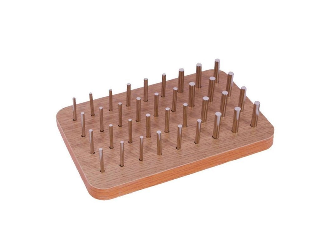 Tabuleiro de Madeira com 36 Furos, Reabilitação, Mão, Pinos 4/6/8mm CHARM
