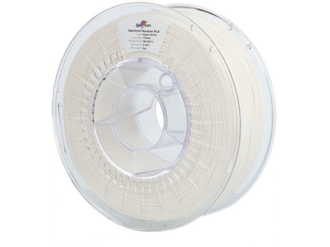 Sonda De Impressão Sonde De Impressão Spectrum Filament Huracan Pla 1,75 Mm 1 Kg Branco De Segurança