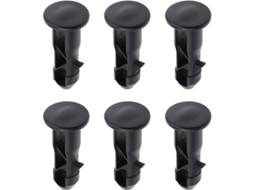 Pares Pasadores Bisagras Para Tapa De Basura 240/120/100/60l, 65mm X 18mm, Plástico Negro