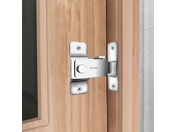 Fechadura De Porta Deslizante Aço Inoxidável 90 Graus, Ângulo Reto, Trava De Segurança Doméstica, Parafuso, Acessórios