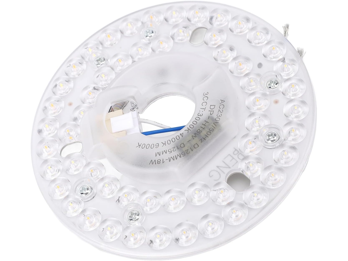 Kit De Renovação Ventilador Teto Led 4,92 Polegadas, Painel