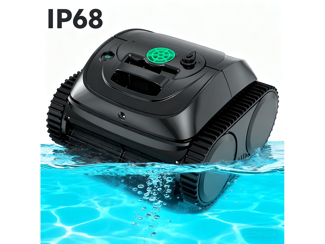 C1 Sem Fio Robótico Piscina Limpa Parede Escalada App Controle Cinza Verde Wybot