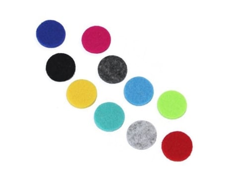 Colar Difusor de Aromaterapiaa Almofada de Recarga Reutilizável 25Mm 10 Unidades