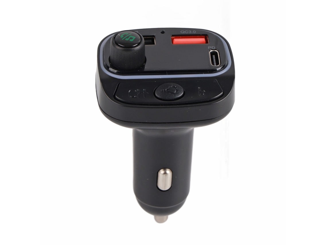 Transmissor Fm Bluetooth LAXISCREED Carregamento Rápido Luz Ambiente