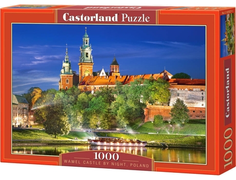 CASTORLAND - Puzzle  Wawel Castle by night, Poland (1000 Peças) Puzzle  Wawel Castle by night, Poland (1000 Peças)