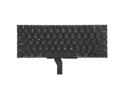 Teclado de substituição com retroiluminação dourada (sem retroiluminação, compatível com MacBook Air de 11 polegadas A1370)