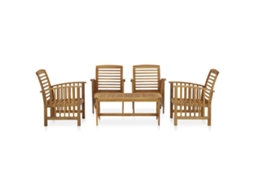 Conjunto de 2 Jardim Madeira Lounge by Acácia Maciça MAISON EXCLUSIVE
