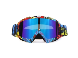 Óculos de Motocross, Proteção Impermeável para Moto, Terra e ATV S/MARCA