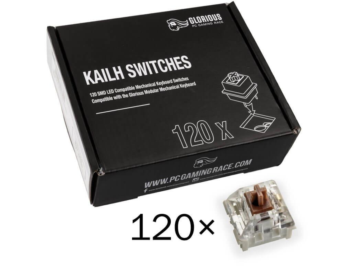 Pack 120 Switches Kailh Speed Bronze para Glorious Pc Gaming Race Gmmk
