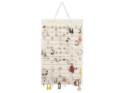 Organizador Brincos Mantém Organizados RNEMITERY Branco (35x14x1.5cm)