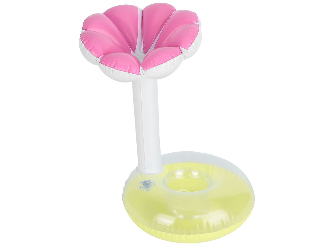 Mali 10pcs Base para Copo Inflável em Forma de Cogumelo Apoio para Bebidas Flutuante Brinquedo de Banho