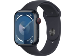 APPLE Watch Series 9 GPS+Cellular 45 mm Meia-noite com Bracelete Desportiva Meia-noite (Outlet Caixa Aberta - Tamanho: M/L)