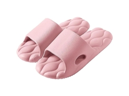 2026 pantuflas de Massagem para Homem e Mulher Confortáveis Leves Antiderrapantes para Banho Rosa