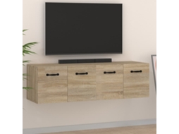 Vidaxl Armários Parede 2pcs 80x35x36,5cm Madeira Processada Cor Sonoma