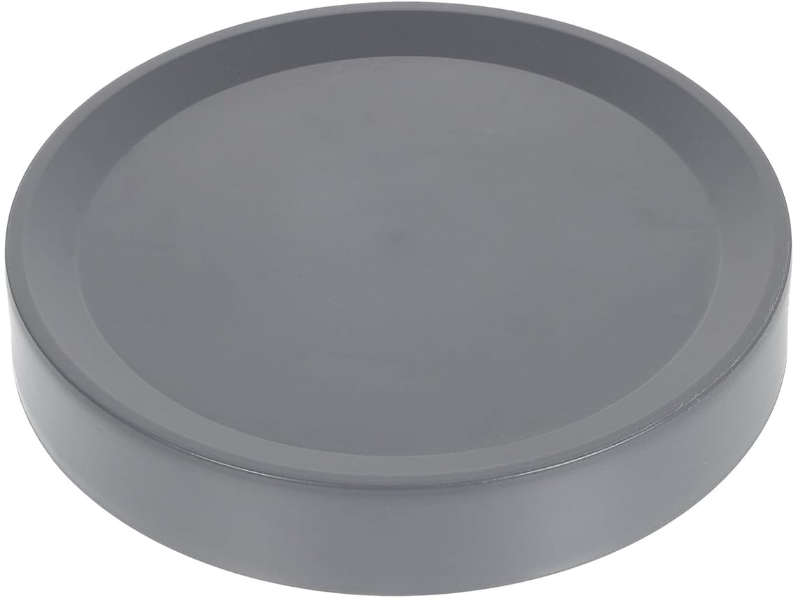 Bandeja Plástica Redonda Com 4 Rodinhas Para Vasos E Flores