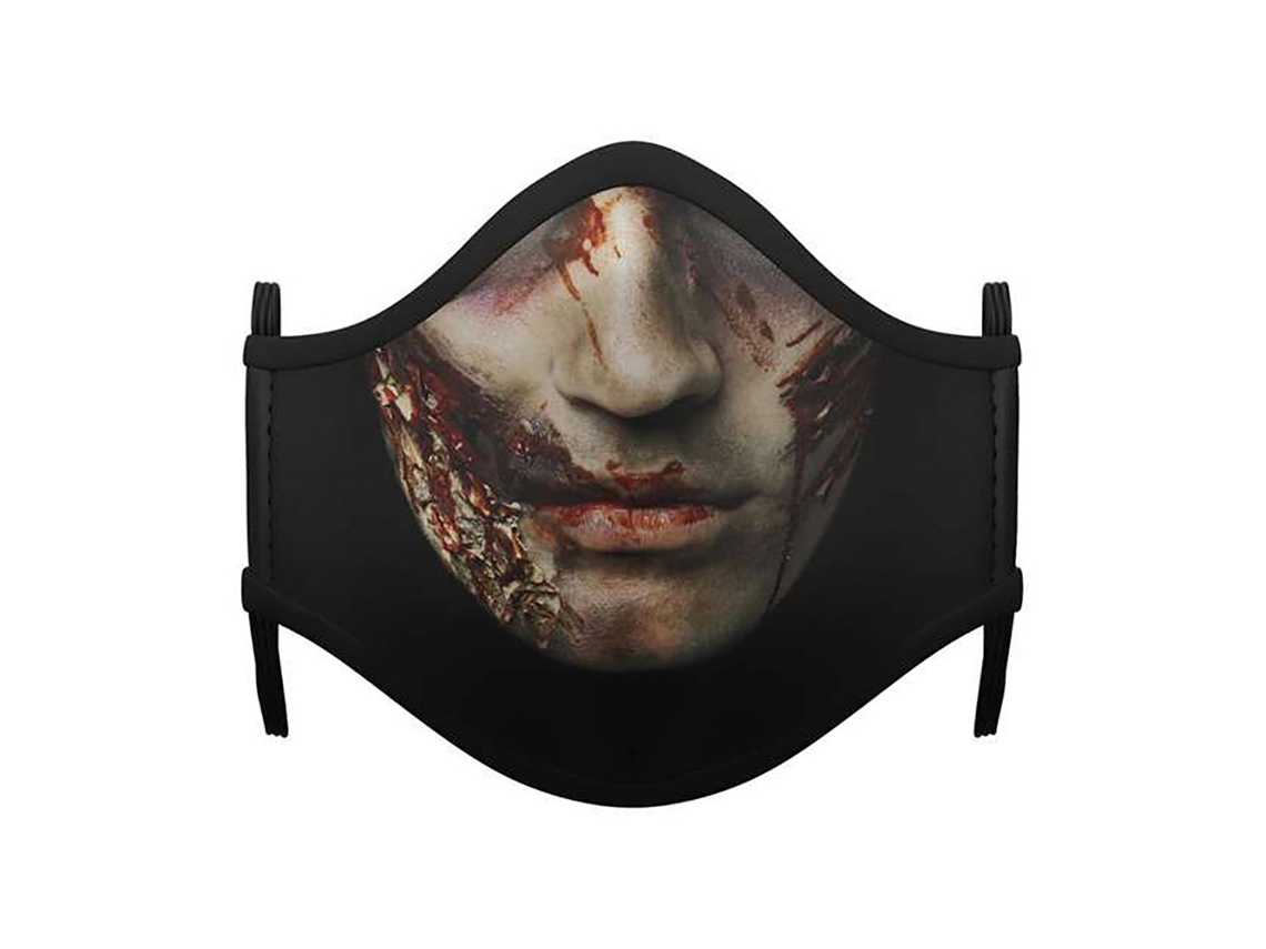 Máscara Higiênica Zombie Boy Castanho 10-12 Yearsviving Costumes