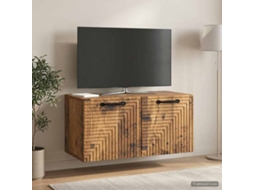 Vidaxl Gabinete De Tv De Parede Madeira Antiga 59,5 X 31 X 30 Cm